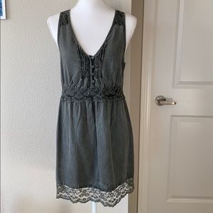 Free People Boho Dress Washed Black S